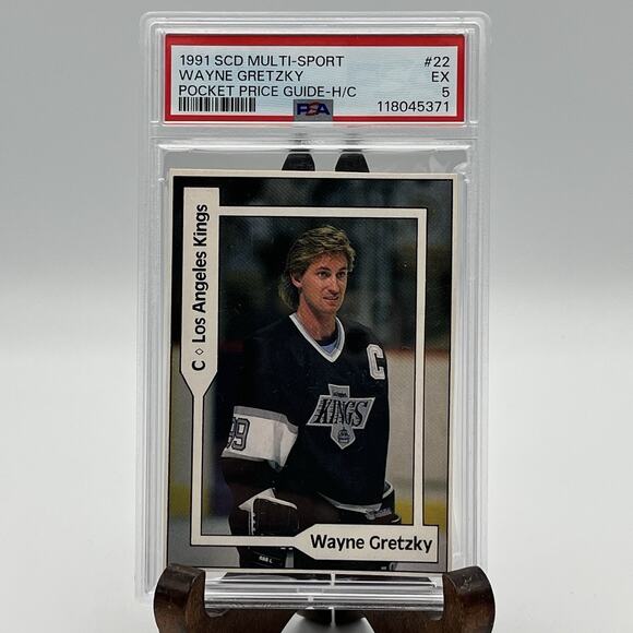 WAYNE GRETZKY 1991 SCD Multi-Sport #22 EX Grade 5 PSA Graded - Picture 1 of 2